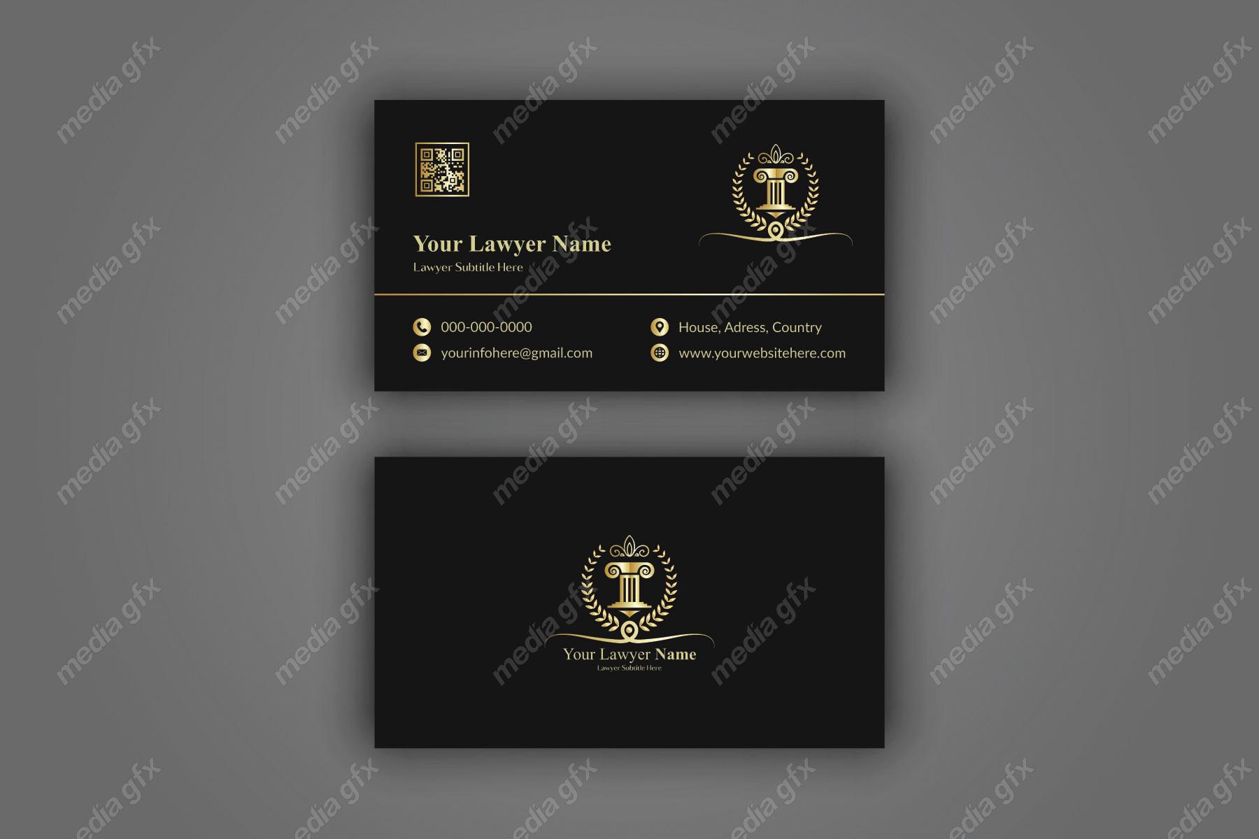 وکتور کارت ویزیت وکیل و وکالت MV001171