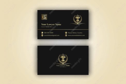 وکتور کارت ویزیت وکیل و وکالت MV001172