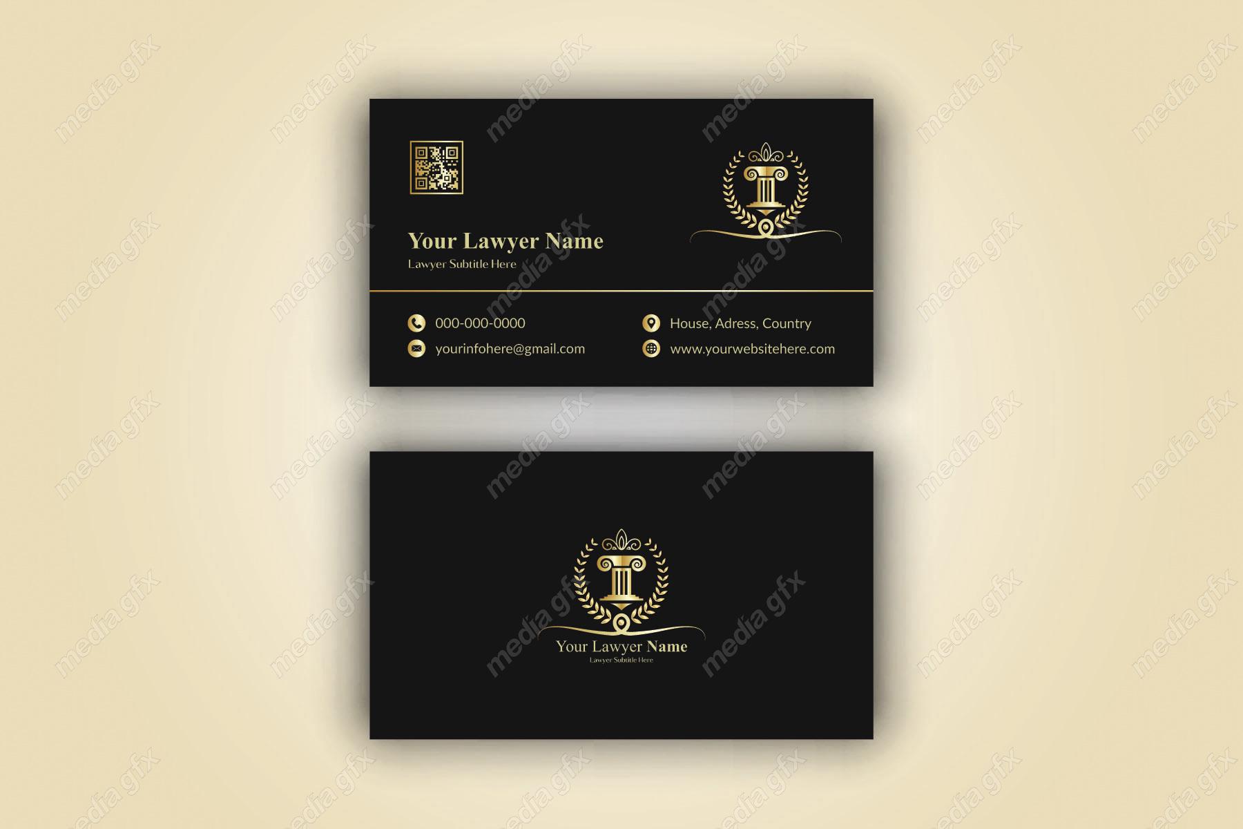 وکتور کارت ویزیت وکیل و وکالت MV001172