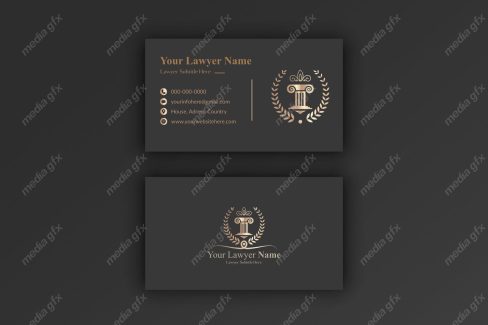 وکتور کارت ویزیت وکیل و وکالت MV001173