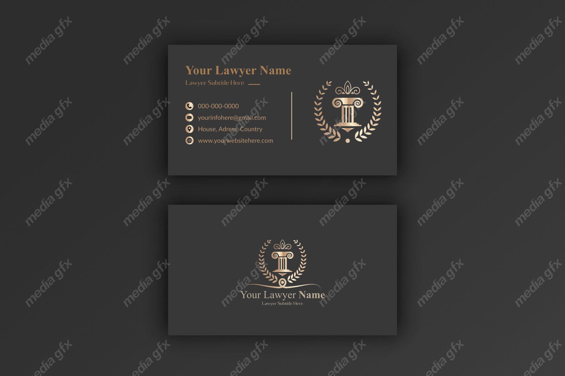 وکتور کارت ویزیت وکیل و وکالت MV001173