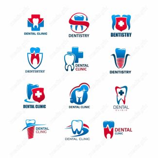 وکتور لوگو و آیکن طرح کلینیک دندانپزشکی MV000502