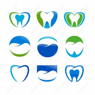 وکتور لوگو و آیکن طرح کلینیک دندانپزشکی MV000503