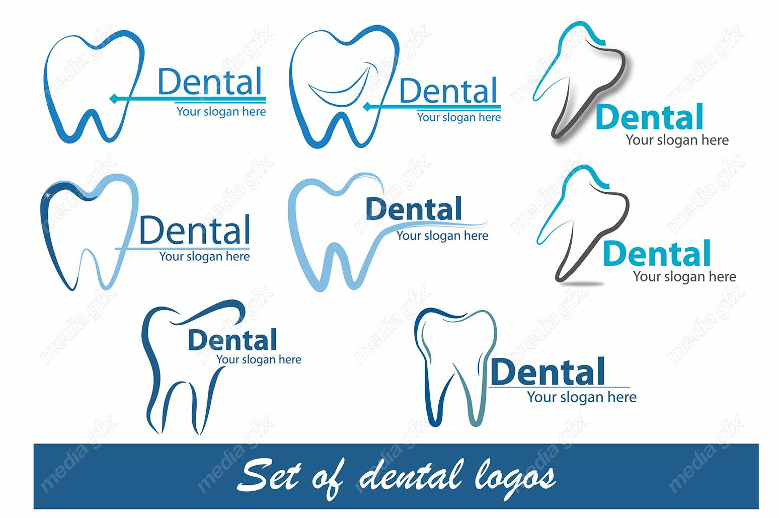 وکتور لوگو و آیکن طرح کلینیک دندانپزشکی MV000504