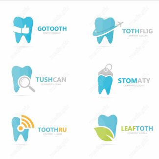 وکتور لوگو و آیکن طرح کلینیک دندانپزشکی MV000506