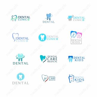 وکتور لوگو و آیکن طرح کلینیک دندانپزشکی MV000508