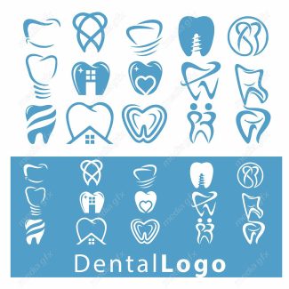 وکتور لوگو و آیکن طرح کلینیک دندانپزشکی MV000512