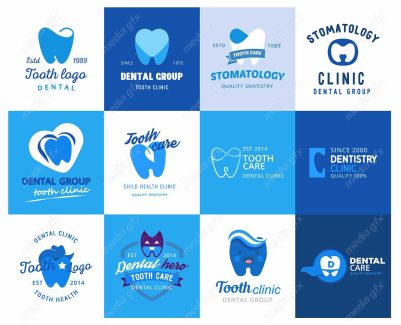 وکتور لوگو و آیکن طرح کلینیک دندانپزشکی MV000513