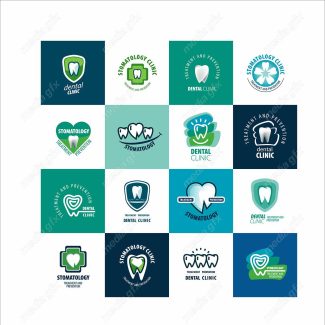 وکتور لوگو و آیکن طرح کلینیک دندانپزشکی MV000514