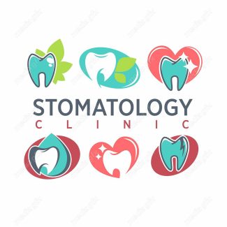 وکتور لوگو و آیکن طرح کلینیک دندانپزشکی MV000516