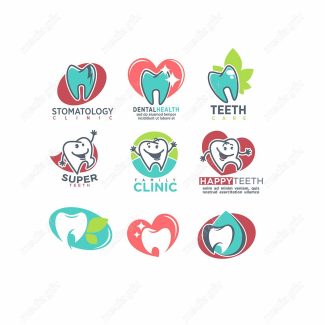 وکتور لوگو و آیکن طرح کلینیک دندانپزشکی MV000519