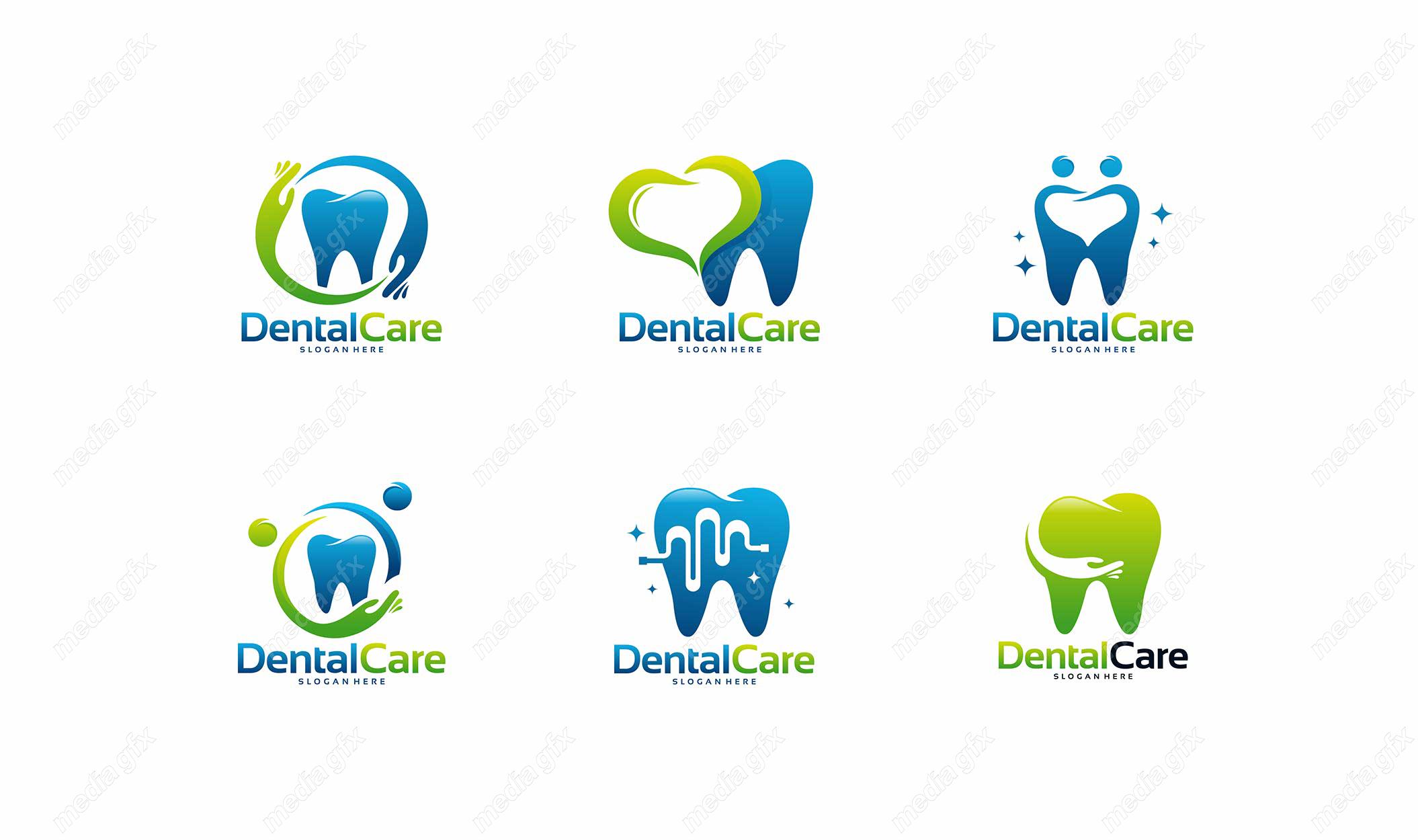 وکتور لوگو و آیکن طرح کلینیک دندانپزشکی MV000524