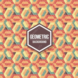 وکتور پس زمینه پترن انتزاعی اشکال هندسی رنگارنگ MV001179