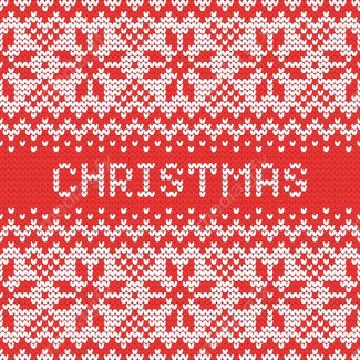 وکتور پترن طرح پارچه بافتنی کریسمس و ژاکت MV001190