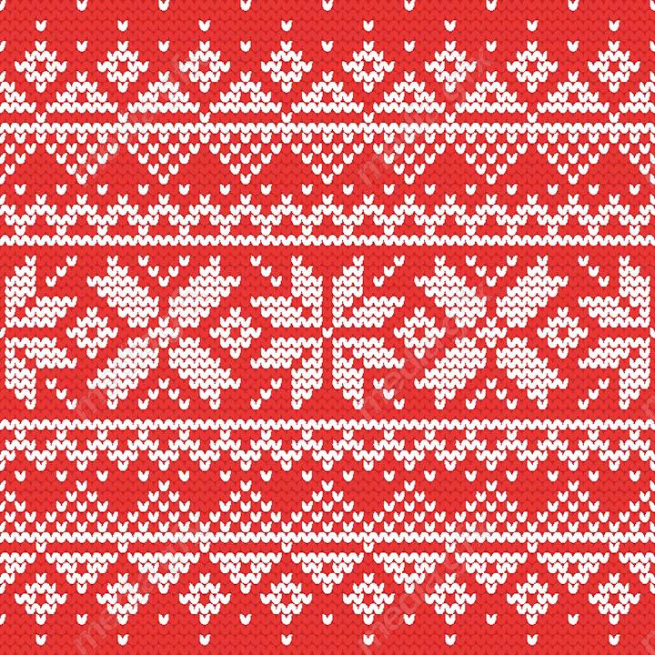 وکتور پترن طرح پارچه بافتنی کریسمس و ژاکت MV001192