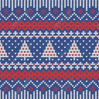 وکتور پترن طرح پارچه بافتنی کریسمس و ژاکت MV001193