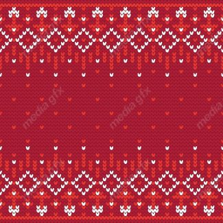 وکتور پترن طرح پارچه بافتنی کریسمس و ژاکت MV001195