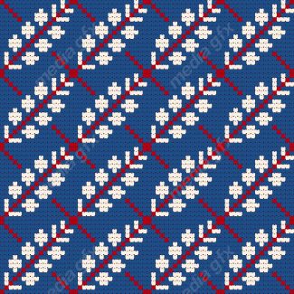 وکتور پترن طرح پارچه بافتنی کریسمس و ژاکت MV001197