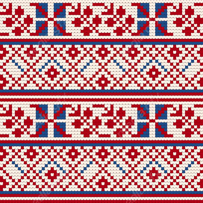 وکتور پترن طرح پارچه بافتنی کریسمس و ژاکت MV001200