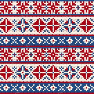 وکتور پترن طرح پارچه بافتنی کریسمس و ژاکت MV001201