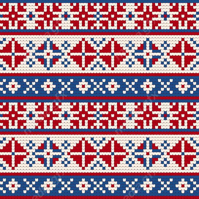 وکتور پترن طرح پارچه بافتنی کریسمس و ژاکت MV001201