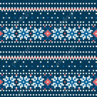 وکتور پترن طرح پارچه بافتنی کریسمس و ژاکت MV001202