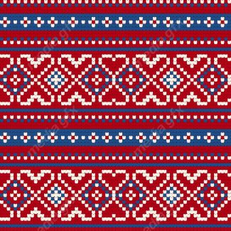 وکتور پترن طرح پارچه بافتنی کریسمس و ژاکت MV001203