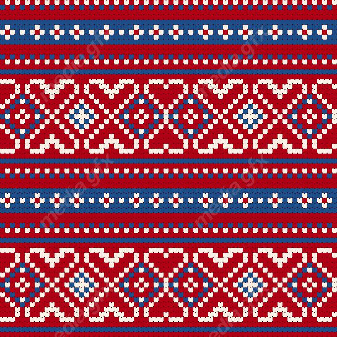 وکتور پترن طرح پارچه بافتنی کریسمس و ژاکت MV001203