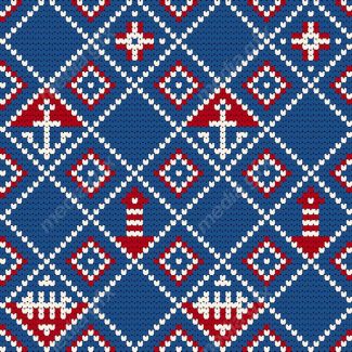 وکتور پترن طرح پارچه بافتنی کریسمس و ژاکت MV001204