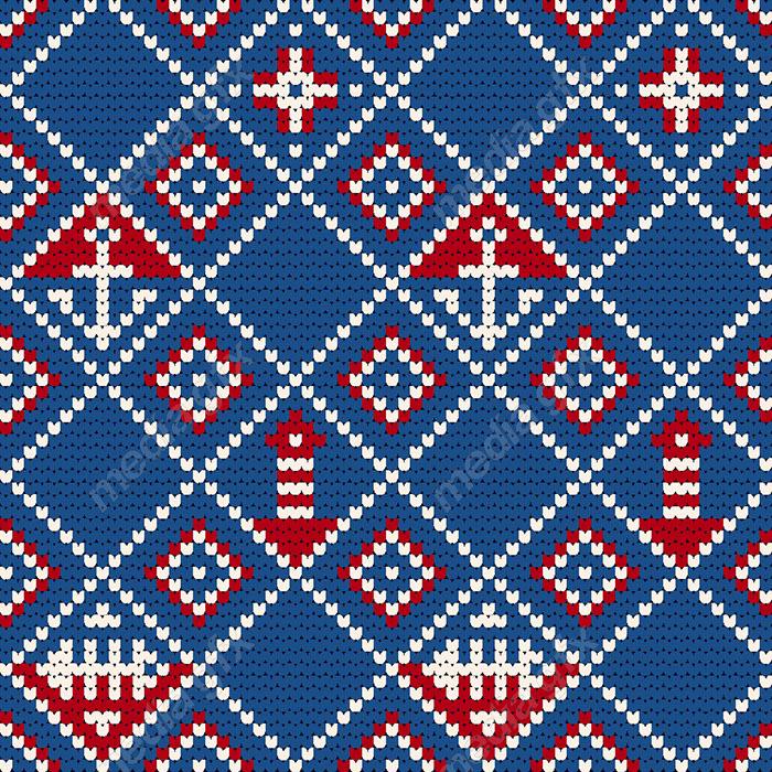 وکتور پترن طرح پارچه بافتنی کریسمس و ژاکت MV001204