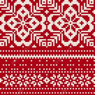 وکتور پترن طرح پارچه بافتنی کریسمس و ژاکت MV001206