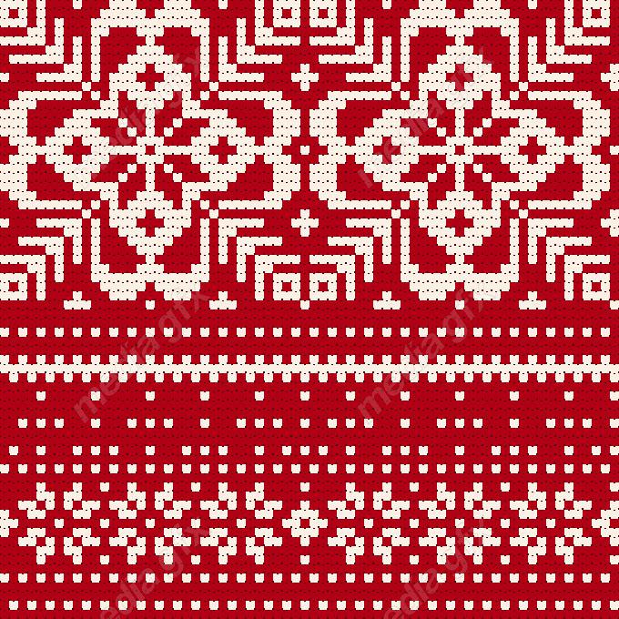 وکتور پترن طرح پارچه بافتنی کریسمس و ژاکت MV001206