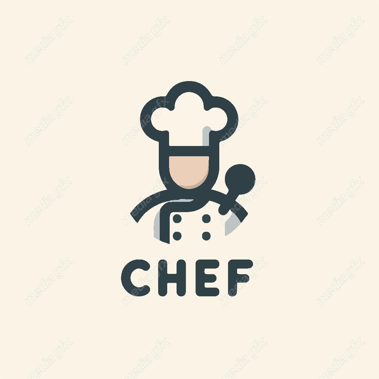 وکتور لوگو ی آشپز MV001219