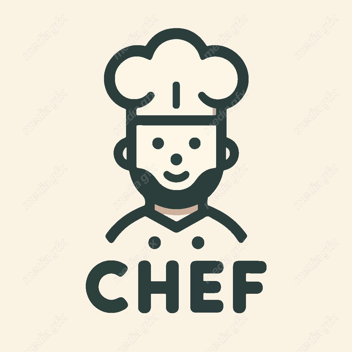 وکتور لوگو ی آشپز MV001223