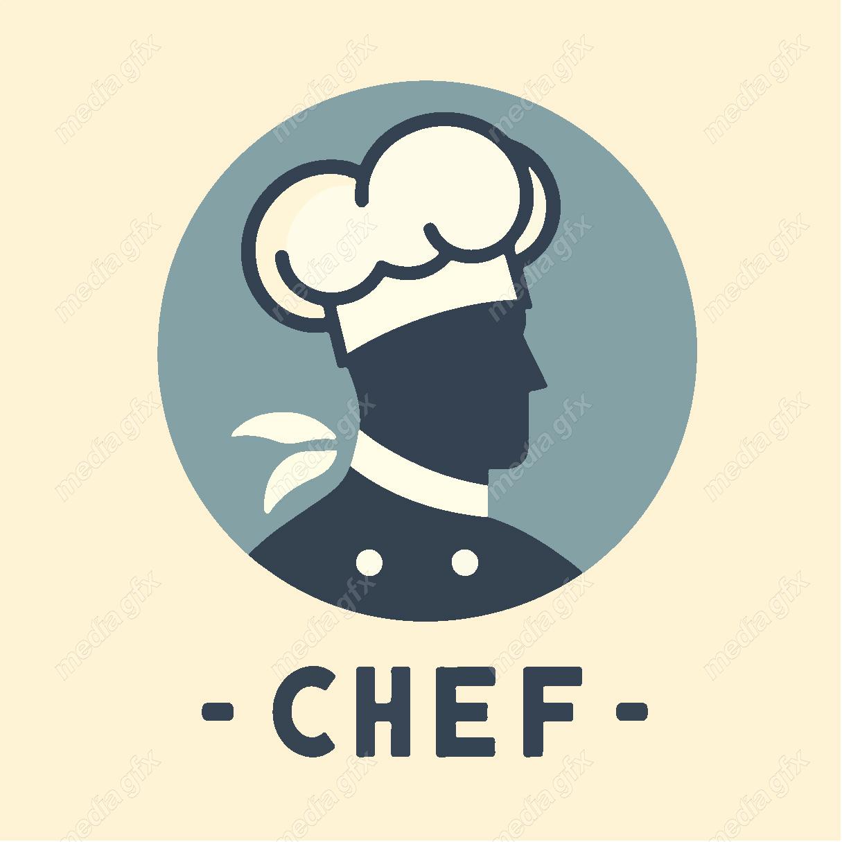 وکتور لوگو ی آشپز MV001247