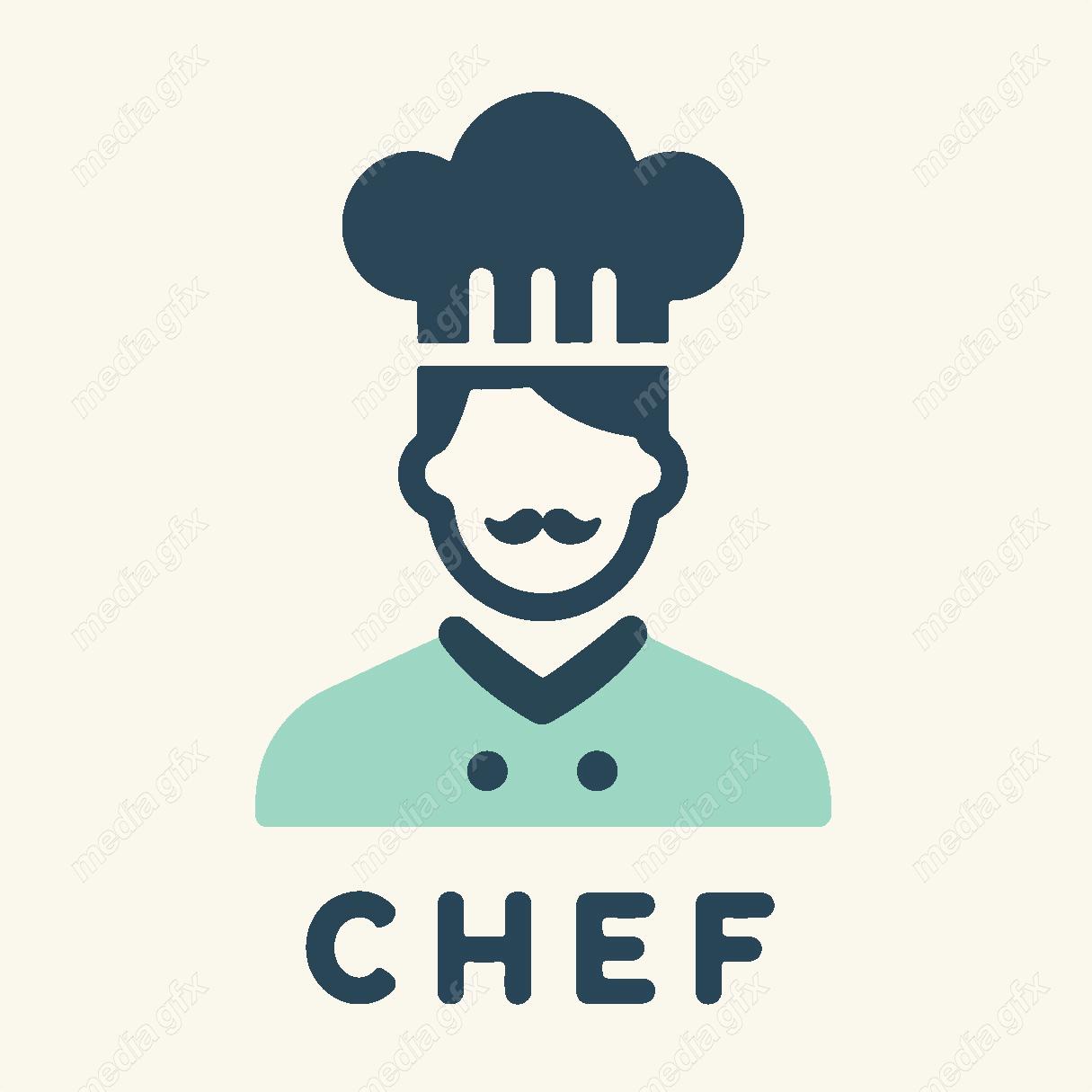 وکتور لوگو ی آشپز MV001255