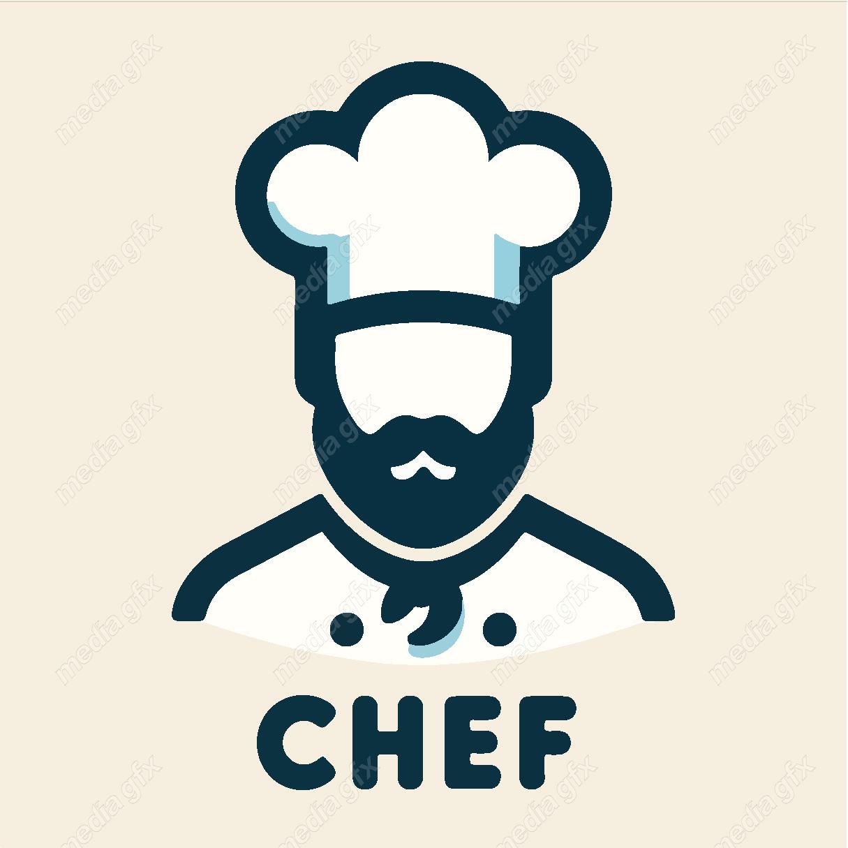 وکتور لوگو ی آشپز MV001263