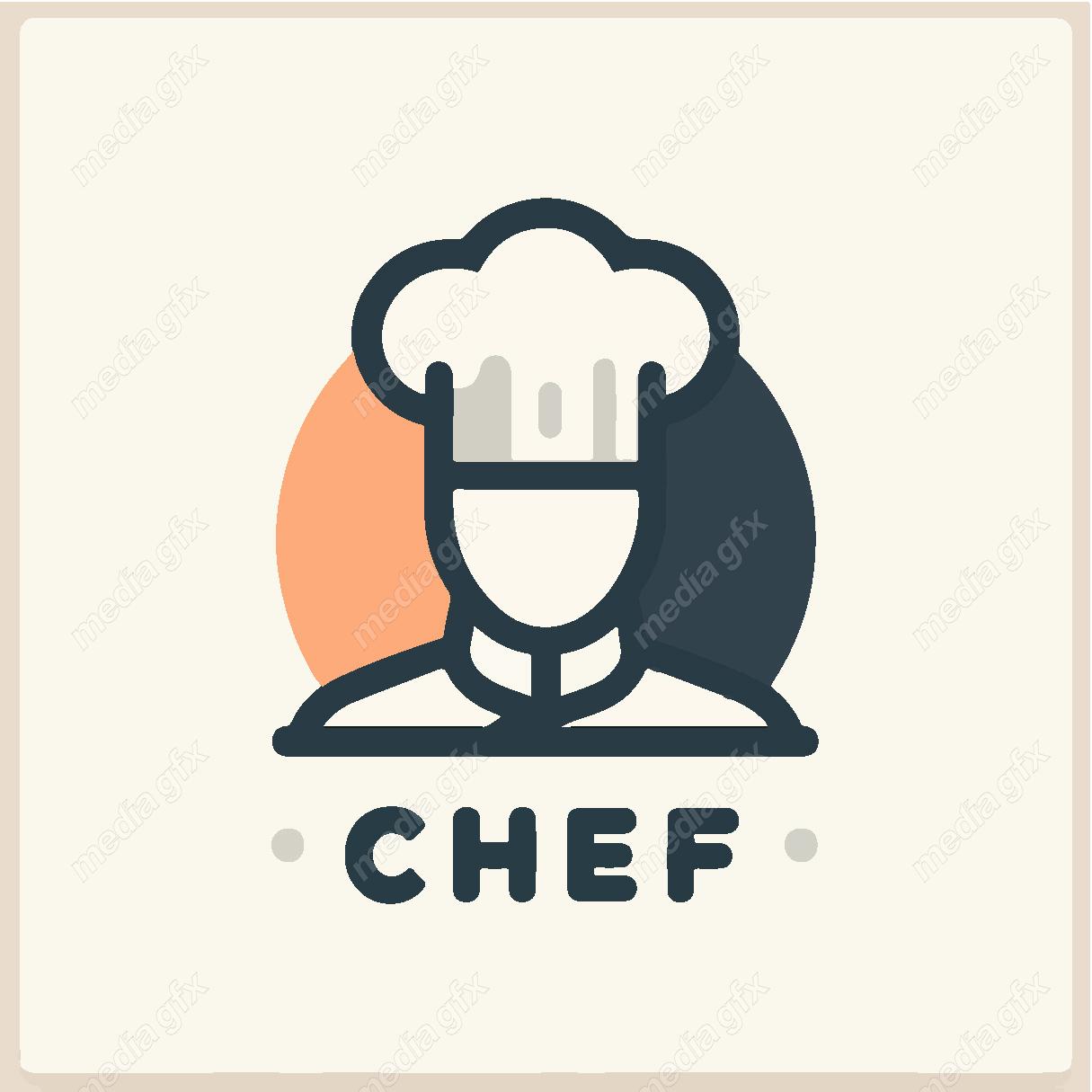 وکتور لوگو ی آشپز MV001265