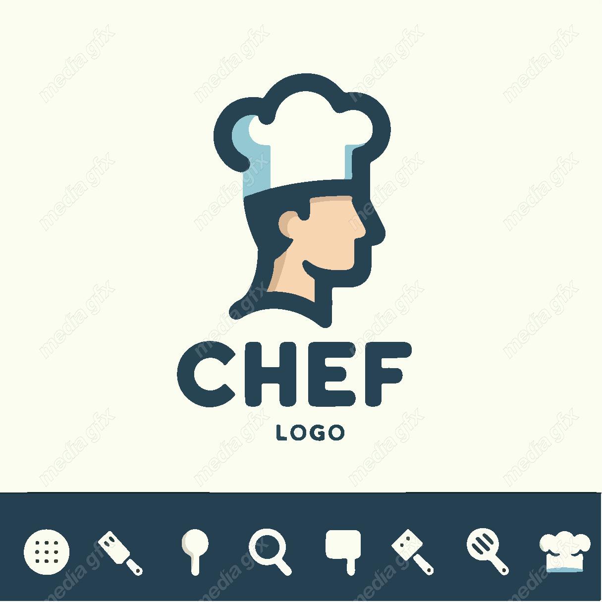 وکتور لوگو ی آشپز MV001266