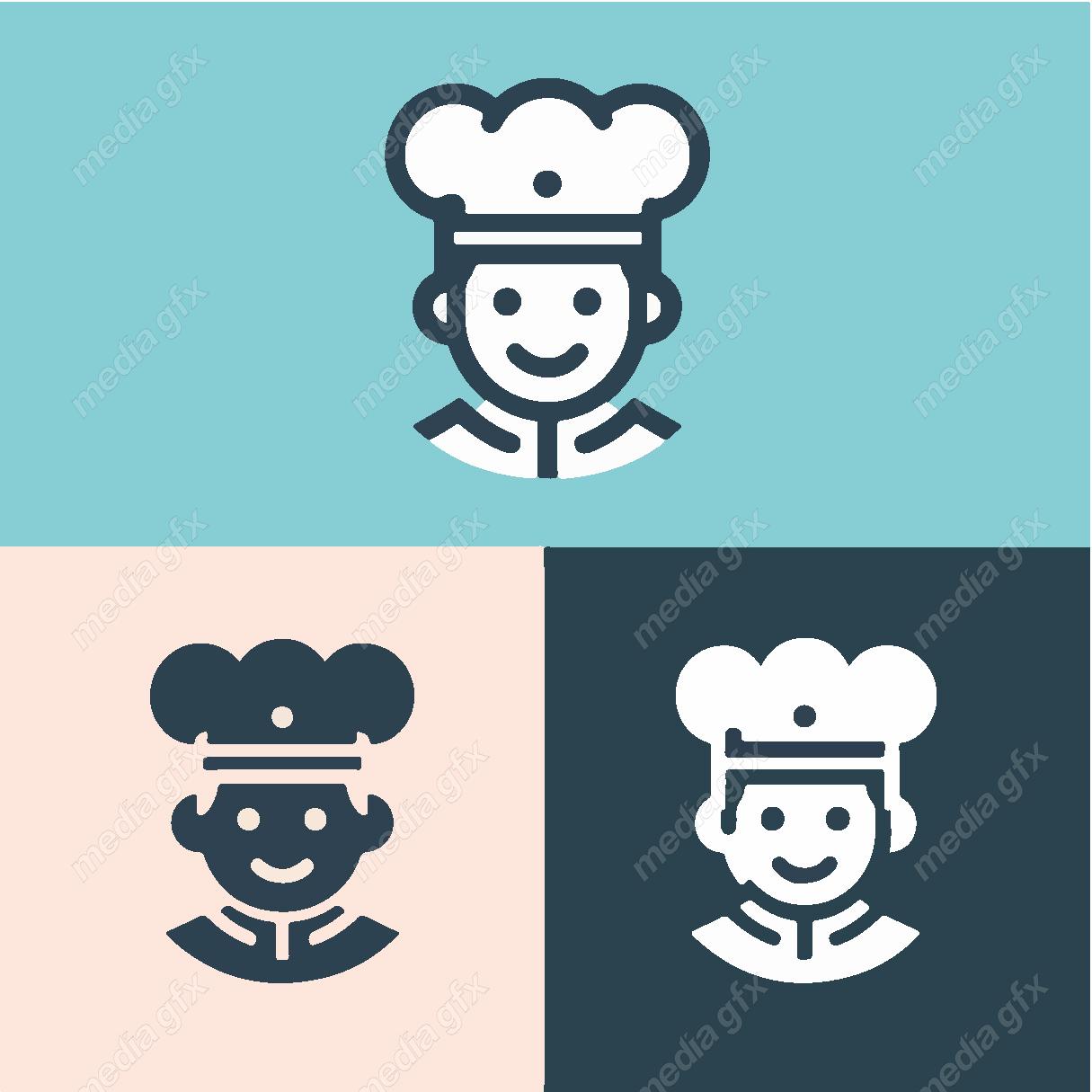 وکتور لوگو ی آشپز MV001282