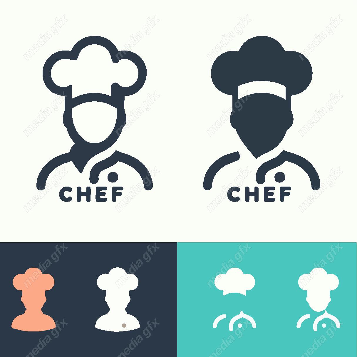 وکتور لوگو ی آشپز MV001283