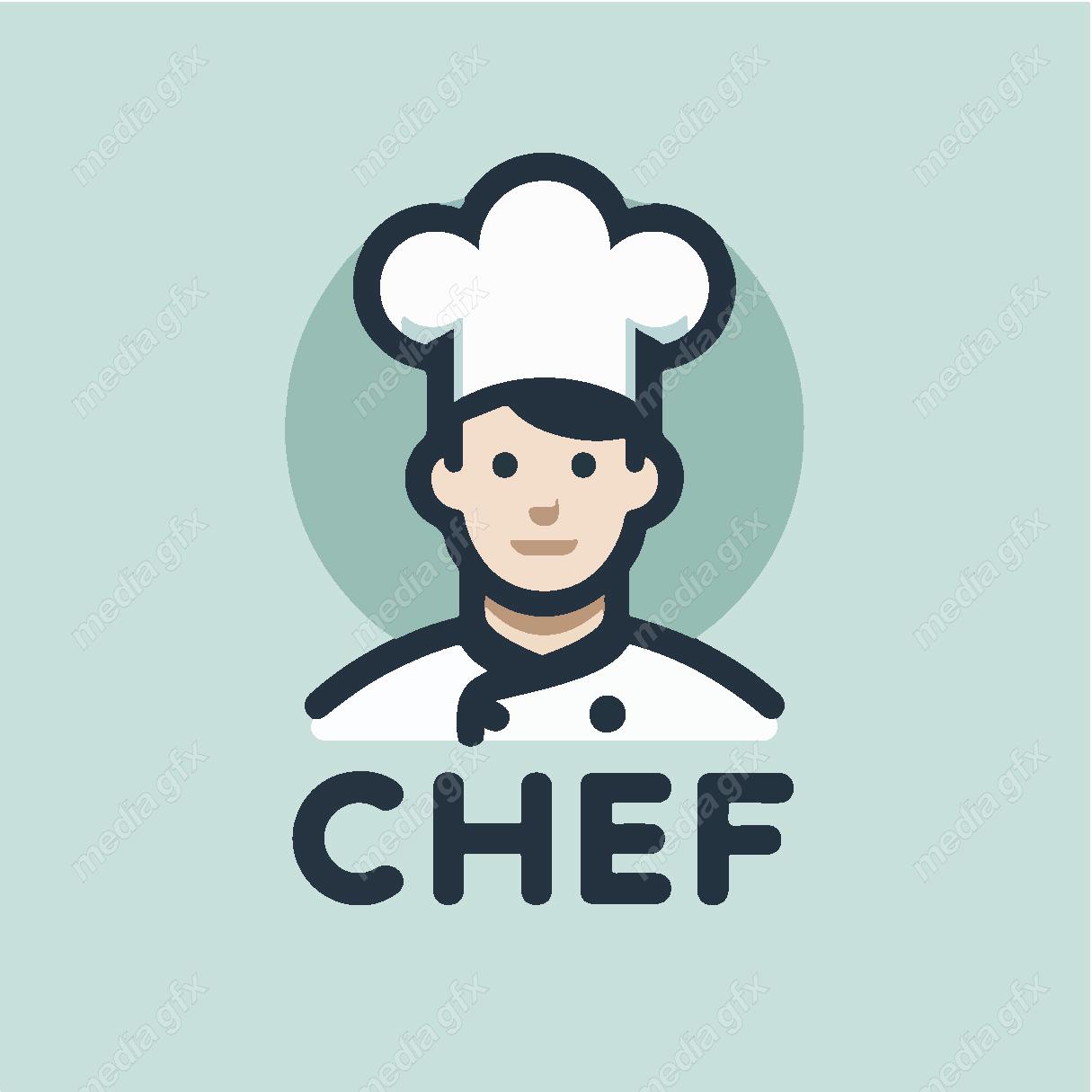 وکتور لوگو ی آشپز MV001285