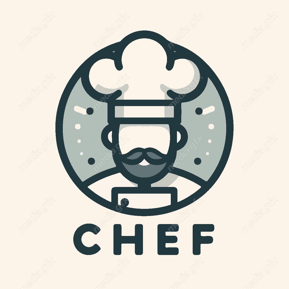 وکتور لوگو ی آشپز MV001294