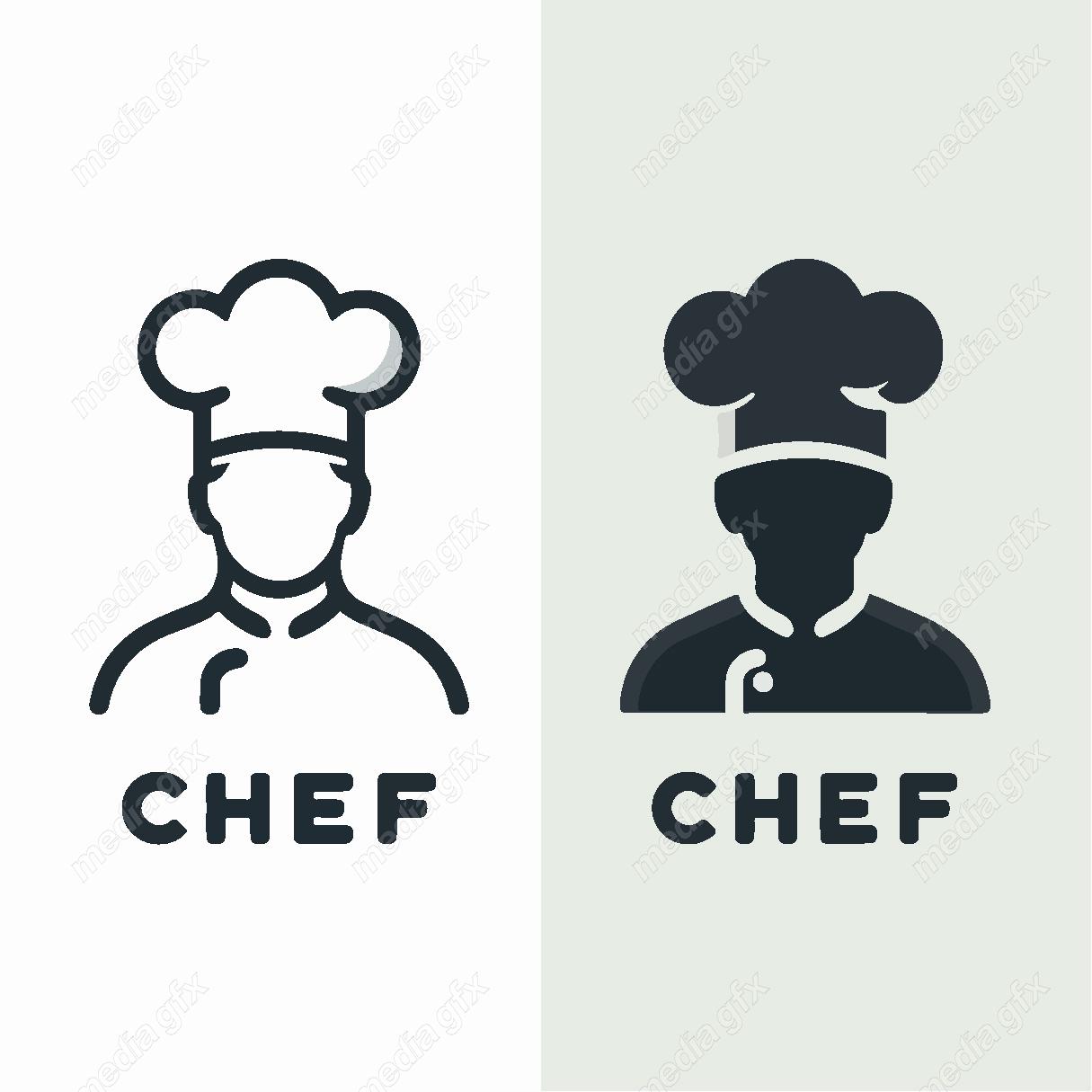 وکتور لوگو ی آشپز MV001295