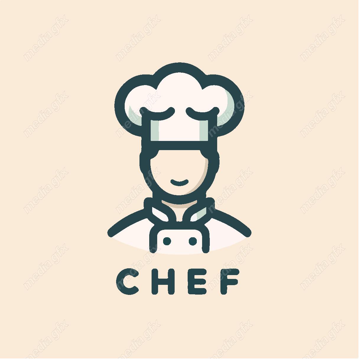 وکتور لوگو ی آشپز MV001301