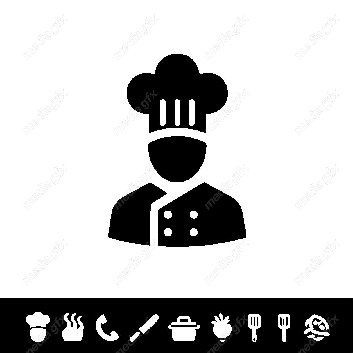 وکتور لوگو ی آشپز MV001310