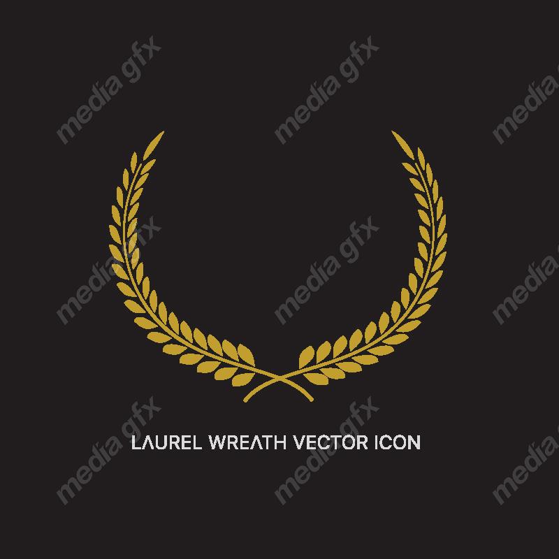 وکتور لوگوی خوشه گندم طلایی MV001335