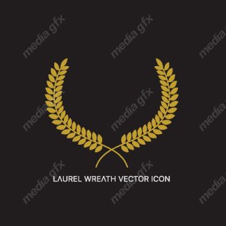 وکتور لوگوی خوشه گندم طلایی MV001337