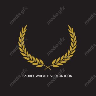 وکتور لوگوی خوشه گندم طلایی MV001338