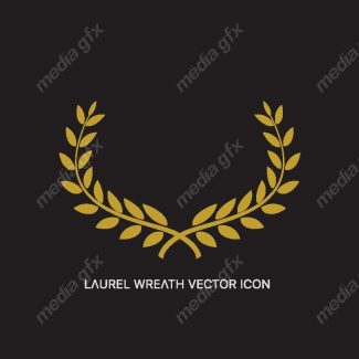 وکتور لوگوی خوشه گندم طلایی MV001341